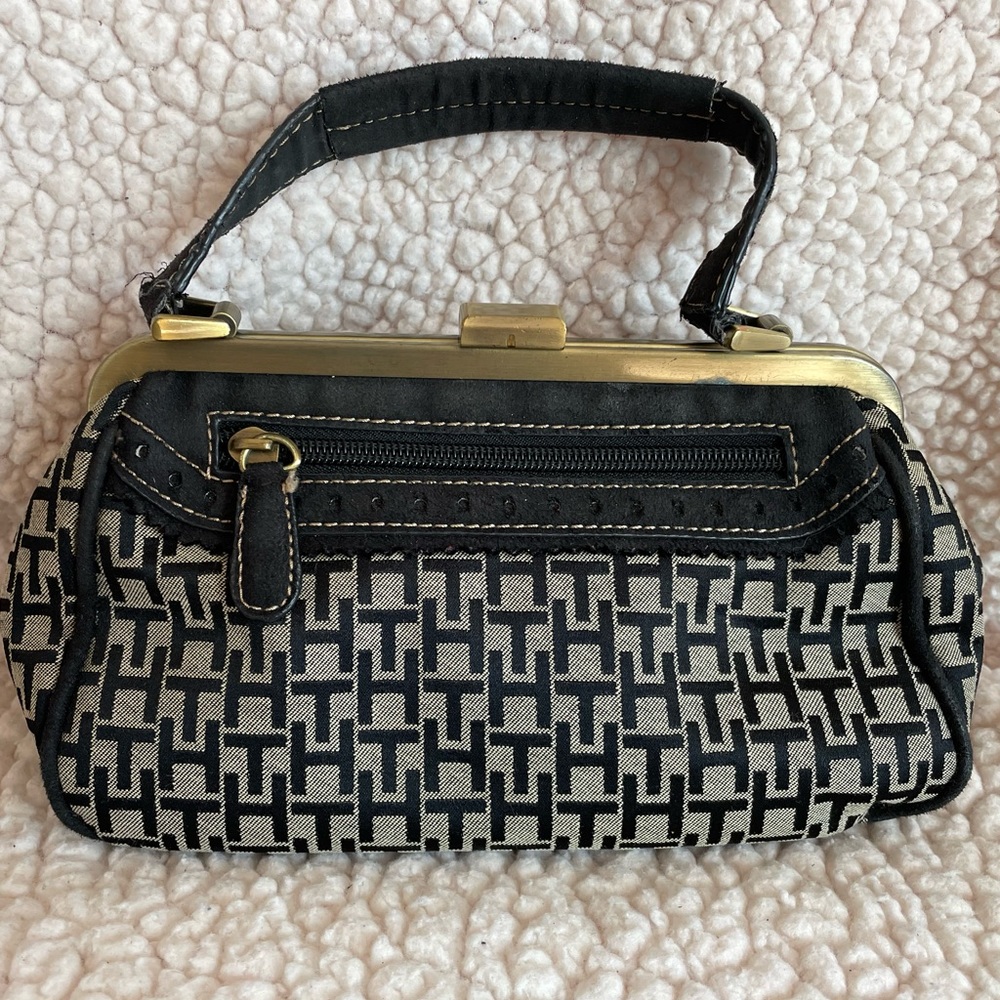 Tommy Hilfiger mini satchel purse.